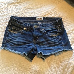 Blue jean shorts